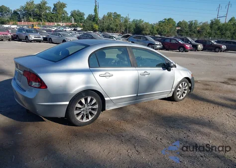 2009 Honda Civic Ex z USA, uszkodzony, nr VIN 1HGFA16869L021927